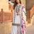 White Embroidery Work Silk Blend Salwar Suit