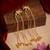 Kashmiri Gold Plated Elephant Long Chain Tassel Earrings for Women | Traditional Statement Dangler Earrings