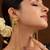 Kashmiri Gold Plated Elephant Long Chain Tassel Earrings for Women | Traditional Statement Dangler Earrings
