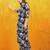 Navy-blue rayon floral printed ethnic kurta palazzo set