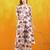 Off-white rayon floral printed ethnic kurta palazzo set
