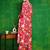 Pink rayon floral printed ethnic kurta palazzo set