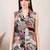 Multicolor rayon floral printed ethnic kurta palazzo set