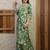 Green rayon floral printed ethnic kurta palazzo set
