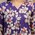 Purple rayon floral printed ethnic kurta palazzo set
