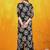 Black rayon geometric printed ethnic kurta palazzo set