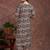 Grey rayon geometric printed ethnic kurta palazzo set