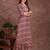 Wine rayon geometric printed ethnic kurta palazzo set