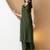 Olive silk blend plain ethnic kurta palazzo set