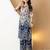 Multicolor rayon floral print ethnic kurta palazzo set