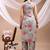 Turquoise rayon floral print ethnic kurta palazzo set