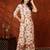 Pink cotton floral print ethnic kurta palazzo set