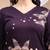 Purple rayon geometric print ethnic kurta palazzo set