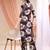 Wine rayon floral print ethnic kurta palazzo set