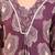 Lavender rayon geometric print ethnic kurta palazzo set