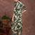 Green rayon floral print ethnic kurta palazzo set