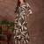 Grey rayon floral print ethnic kurta palazzo set