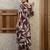 Wine rayon floral print ethnic kurta palazzo set