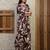 Wine rayon floral print ethnic kurta palazzo set
