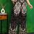 Black rayon floral print ethnic kurta palazzo set