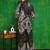 Black rayon floral print ethnic kurta palazzo set