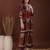Multicolor rayon floral print ethnic kurta palazzo set