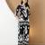 Black rayon geometric print ethnic kurta palazzo set