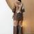 Brown silk floral print ethnic kurta palazzo set