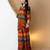 Orange silk tie dye printed ethnic kurta palazzo set