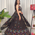Navratri Special Chocolate  Mirror Work Chaniya Choli