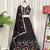 Navratri Special Chocolate  Mirror Work Chaniya Choli