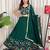 Navratri Special Green Mirror Work Chaniya Choli