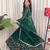 Navratri Special Green Mirror Work Chaniya Choli