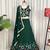Navratri Special Green Mirror Work Chaniya Choli