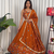 Navratri Special Rust Orange Mirror Work Chaniya Choli