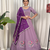 Designer Lavender Cotton Silk Chaniya Choli for Navratri & Festive Wear