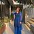 Blue Color Sequance Work Georgette Salwar Suite