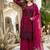 Pink Color Sequance Work Georgette Salwar Suite
