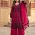 Pink Color Sequance Work Georgette Salwar Suite