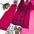 Pink Color Sequance Work Georgette Salwar Suite