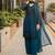 Teal Color Sequance Work Georgette Salwar Suite