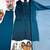Teal Color Sequance Work Georgette Salwar Suite