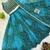 Women's Teal Bandhani Print Georgette Chaniya Choli Set for Wedding & Garba
