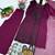 Wine Color Sequance Work Georgette Salwar Suite