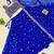 Women's Blue Bandhani Print Georgette Chaniya Choli Set for Wedding & Garba