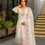 White Color Embroidery And Sequance Work Silk Blend Salwar Suit