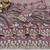 Brown rangoli panel embroidered saree