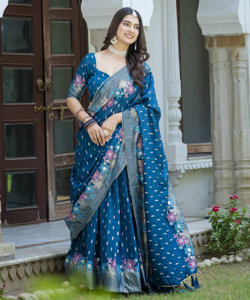 Women's Vichitra Silk Lehenga Choli