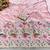 Pink rangoli panel embroidered saree