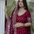Women's Vichitra Silk Lehenga Choli